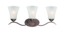 Bathroom Fixtures Three Lights by Maxim ( 16 | 12083FTOI Vital ) 