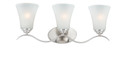 Bathroom Fixtures Three Lights by Maxim ( 16 | 12083FTSN Vital ) 