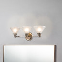 Bathroom Fixtures Three Lights by Lucas + McKearn ( 175 | BB1114S-3 Lemoine ) 