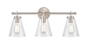 Bathroom Fixtures Three Lights by Millennium ( 59 | 8123-BN Aliza ) 