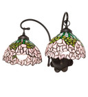 Bathroom Fixtures Two Lights by Meyda Tiffany ( 57 | 264423 Tiffany Cabbage Rose ) 