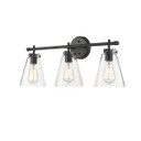 Bathroom Fixtures Three Lights by Millennium ( 59 | 8123-MB Aliza ) 