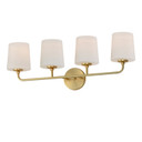 Bathroom Fixtures Four Lights by Maxim ( 16 | 12094SWSBR Bristol ) 