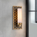 Sconces Single Glass by Lucas + McKearn ( 175 | BB1185LG-1 Ziggy ) 