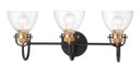 Bathroom Fixtures Three Lights by Minka-Lavery ( 7 | 3363-416 Monico ) 