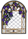 Home Accents Tiffany Windows/Wall Panels by Meyda Tiffany ( 57 | 38656 Grape Diamond Trellis ) 