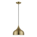 Pendants Metal Shade by Livex Lighting ( 107 | 40982-01 Amador ) 