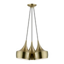 Mini Pendants 3 Light Cluster by Livex Lighting ( 107 | 40993-01 Waldorf ) 
