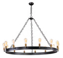 Large Chandeliers Ring/Halo by Maxim ( 16 | 26276BKNAB/BUL Noble ) 