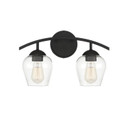 Bathroom Fixtures Two Lights by Meridian ( 446 | M80031MBK Mbath ) 
