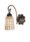 Sconces Single Glass by Meyda Tiffany ( 57 | 18643 Terra Bone ) 