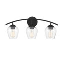Bathroom Fixtures Three Lights by Meridian ( 446 | M80032MBK Mbath ) 
