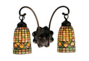 Sconces Double Glass by Meyda Tiffany ( 57 | 18651 Tiffany Acorn ) 