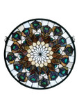 Home Accents Tiffany Windows/Wall Panels by Meyda Tiffany ( 57 | 66805 Tiffany Peacock Feather ) 