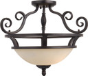 Semi-Flush Mts. Bowl Style by Maxim ( 16 | 12201FIOI Manor ) 