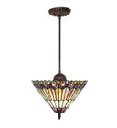 Pendants Bowl Style by Meyda Tiffany ( 57 | 23199 Tiffany Jeweled Peacock ) 