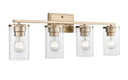 Bathroom Fixtures Four Lights by Millennium ( 59 | 2704-MG Verlana ) 