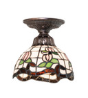 Semi-Flush Mts. Glass Down by Meyda Tiffany ( 57 | 276104 Roseborder ) 