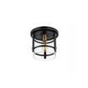 Flush Mounts Cage Style by Maxim ( 16 | 2641BKAB Capitol ) 