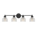 Bathroom Fixtures Four Lights by Meridian ( 446 | M80036MBK Mbath ) 