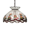 Mid. Chandeliers Glass Down by Meyda Tiffany ( 57 | 232771 Roseborder ) 