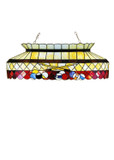 Linear/Island Geometric/Linear by Meyda Tiffany ( 57 | 27616 Burgundy Billiard ) 