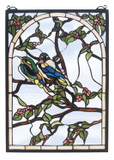 Home Accents Tiffany Windows/Wall Panels by Meyda Tiffany ( 57 | 47966 Lovebirds ) 