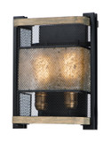 Sconces Pocket by Maxim ( 16 | 27562BKBWAB Boundry ) 