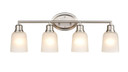 Bathroom Fixtures Four Lights by Millennium ( 59 | 2804-BN Amberle ) 