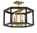 Semi-Flush Mts. Drum Shade by Minka-Lavery ( 7 | 2114-726 Union Estates ) 