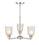 Mini Chandeliers Glass Shade by Millennium ( 59 | 2813-BN Amberle ) 