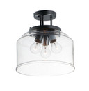 Semi-Flush Mts. Glass Down by Maxim ( 16 | 12271CDBK Acadia ) 