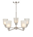 Mid. Chandeliers Glass Up by Millennium ( 59 | 2815-BN Amberle ) 
