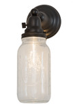 Sconces Single Glass by Meyda Tiffany ( 57 | 167353 Mason Jar ) 