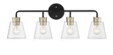 Bathroom Fixtures Four Lights by Millennium ( 59 | 9134-MB/MG Cameron ) 
