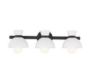 Bathroom Fixtures Three Lights by Meridian ( 446 | M80075MBK ) 