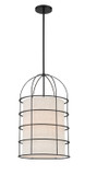 Pendants Fabric Shade by Minka-Lavery ( 7 | 2154-66A Gateway Park ) 