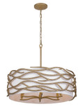 Mid. Chandeliers Drum Shade by Minka-Lavery ( 7 | 3718-788 Branch Reality ) 