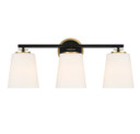 Bathroom Fixtures Three Lights by Meridian ( 446 | M80078MBKNB ) 