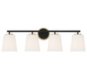 Bathroom Fixtures Four Lights by Meridian ( 446 | M80079MBKNB ) 