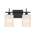 Bathroom Fixtures Two Lights by Meridian ( 446 | M80083MBK ) 