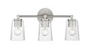 Bathroom Fixtures Three Lights by Millennium ( 59 | 9233-BN Ashli ) 