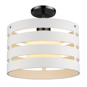 Semi-Flush Mts. Drum Shade by Maxilite ( 501 | MX 3373G-02-07 Roby ) 