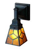 Sconces Single Glass by Meyda Tiffany ( 57 | 27883 Diamond Craftsman ) 