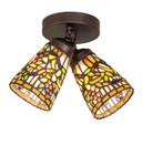 Flush Mounts Directional by Meyda Tiffany ( 57 | 279041 Jeweled Grape ) 