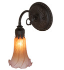 Sconces Single Glass by Meyda Tiffany ( 57 | 260478 Amber/Purple ) 