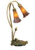Lamps Table Accent by Meyda Tiffany ( 57 | 13008 Amber/Purple Pond Lily ) 