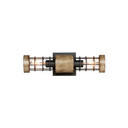 Sconces Double Candle by Maxim ( 16 | 12512DWBK Homestead ) 