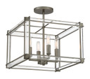 Semi-Flush Mts. Cage by Minka-Lavery ( 7 | 3859-756 Langen Square ) 