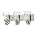 Bathroom Fixtures Three Lights by Millennium ( 59 | 1493-SN Natalie ) 